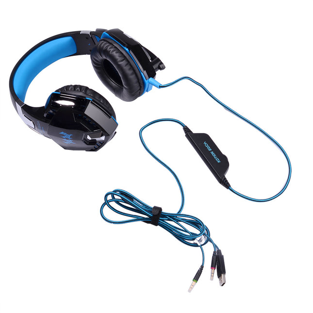Head Mounted Heavy Bass Gaming Headset